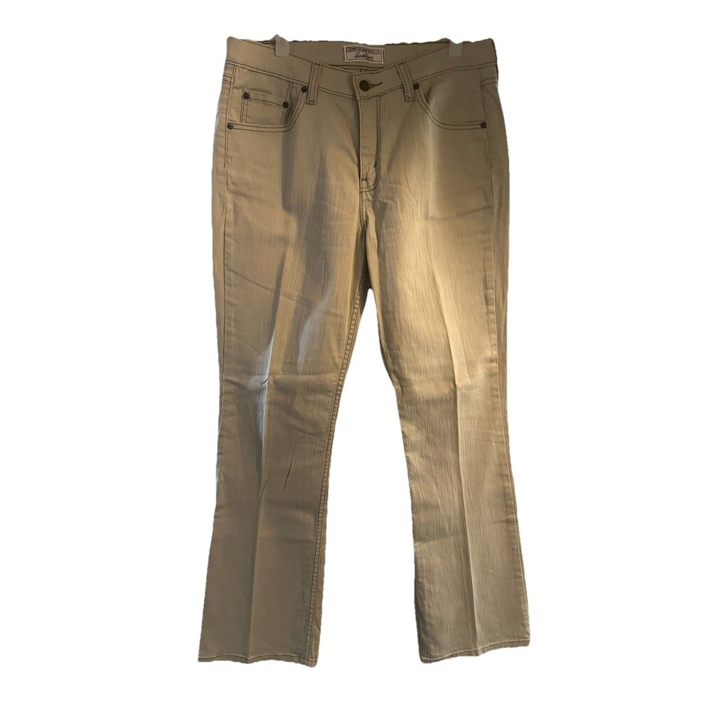 LEVI STRAUSS Beige Signature Stretch Bootcut Normcore Western Women’s Sz 12